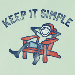 Men's Keep It Simple Adirondack Jake Short Sleeve Crusher Tee