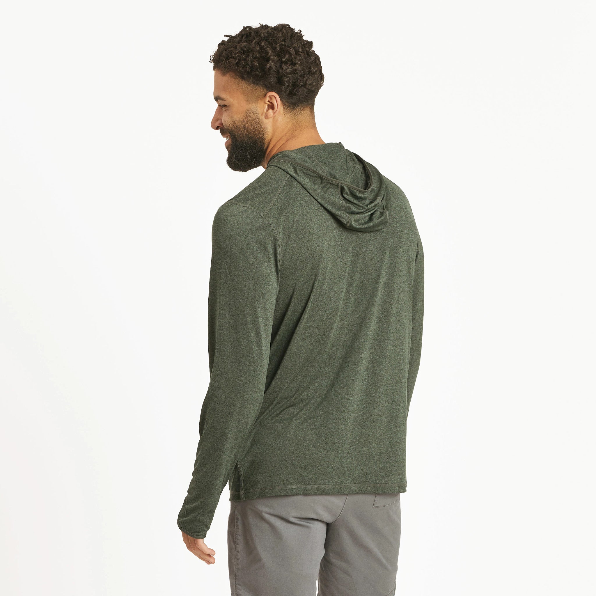 Men's WTF Long Sleeve Active Hooded Tee