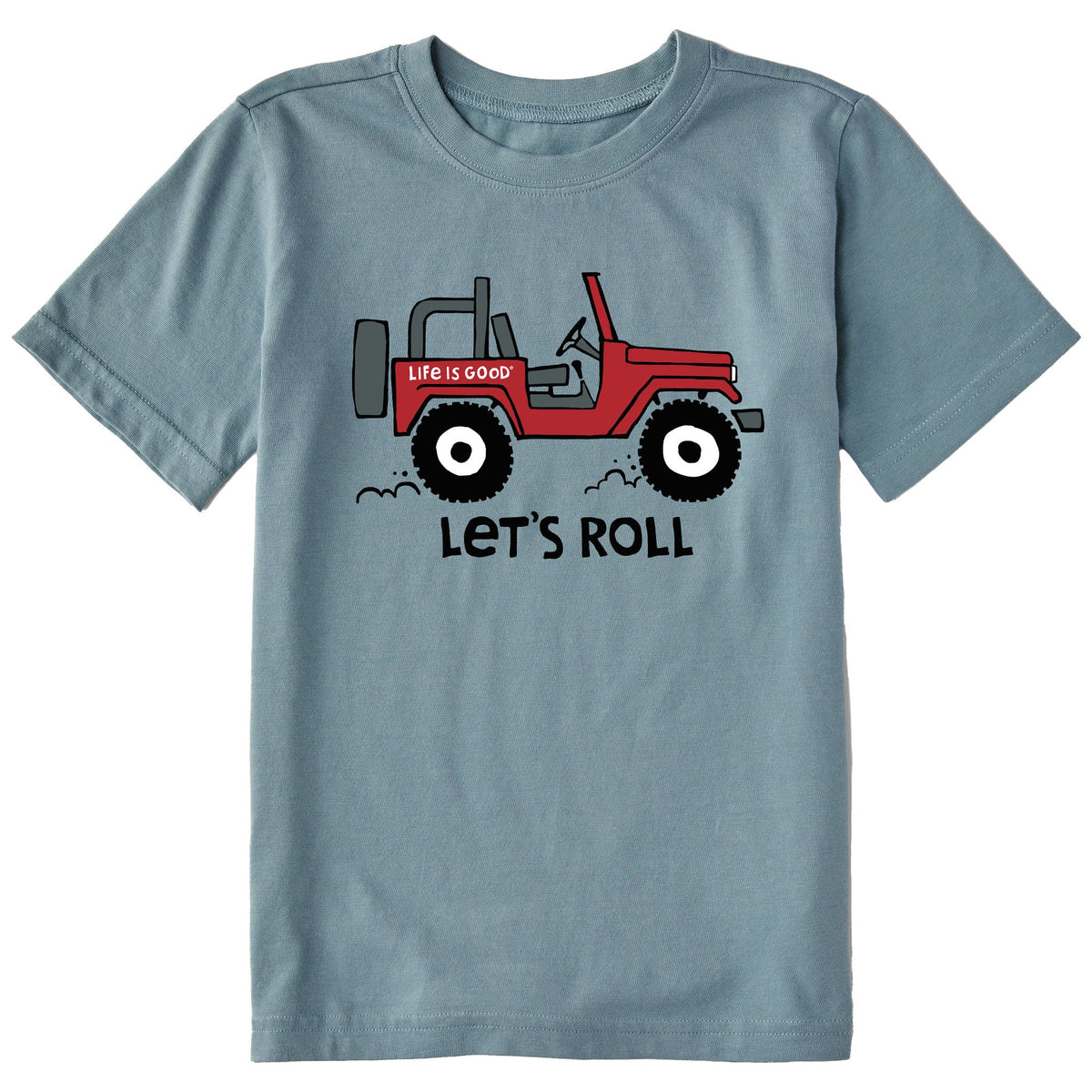 Kids Let's Roll ATV Short Sleeve Crusher Tee