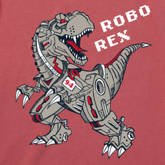Toddler Robo Rex Short Sleeve Crusher Tee