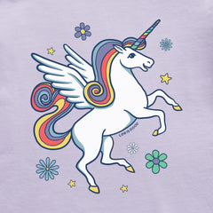 Toddler Magical Unicorn Short Sleeve Crusher Tee