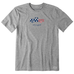 Men's Patriotic Truck Short Sleeve Tee