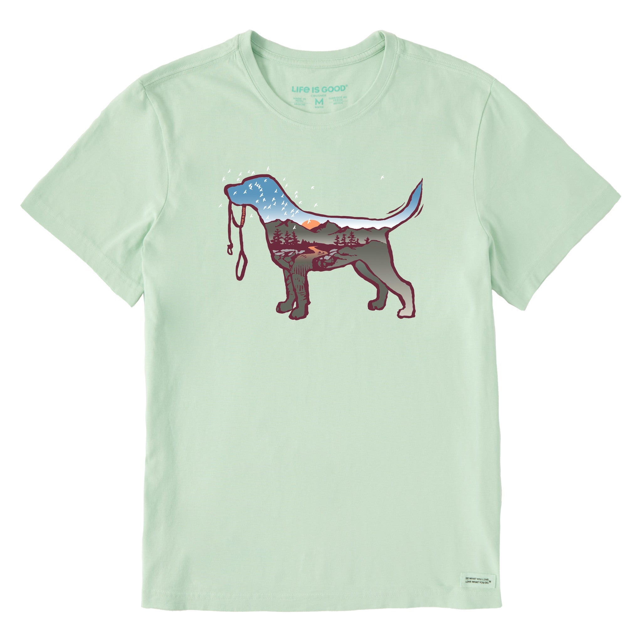 Men's Macro Micro Dogscape Short Sleeve Crusher Tee