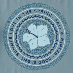 Men's Summer Love Hibiscus Short Sleeve Tee
