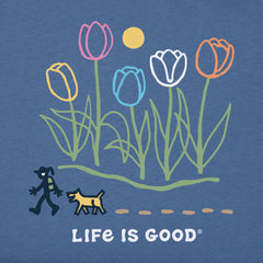 Women's Hiking past Tulips Short Sleeve Tee