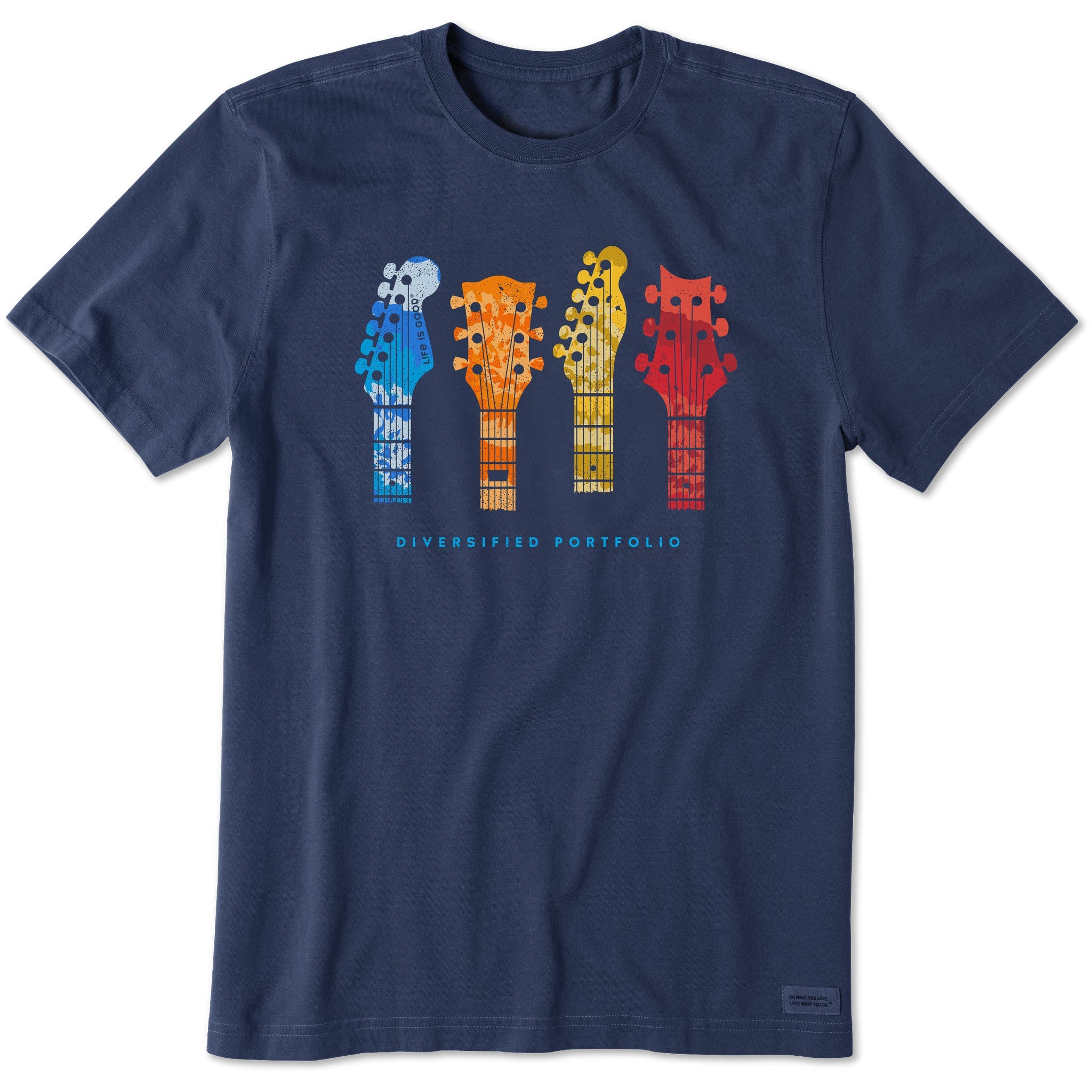 Men's Tie Dye Diversified Guitars Short Sleeve Tee