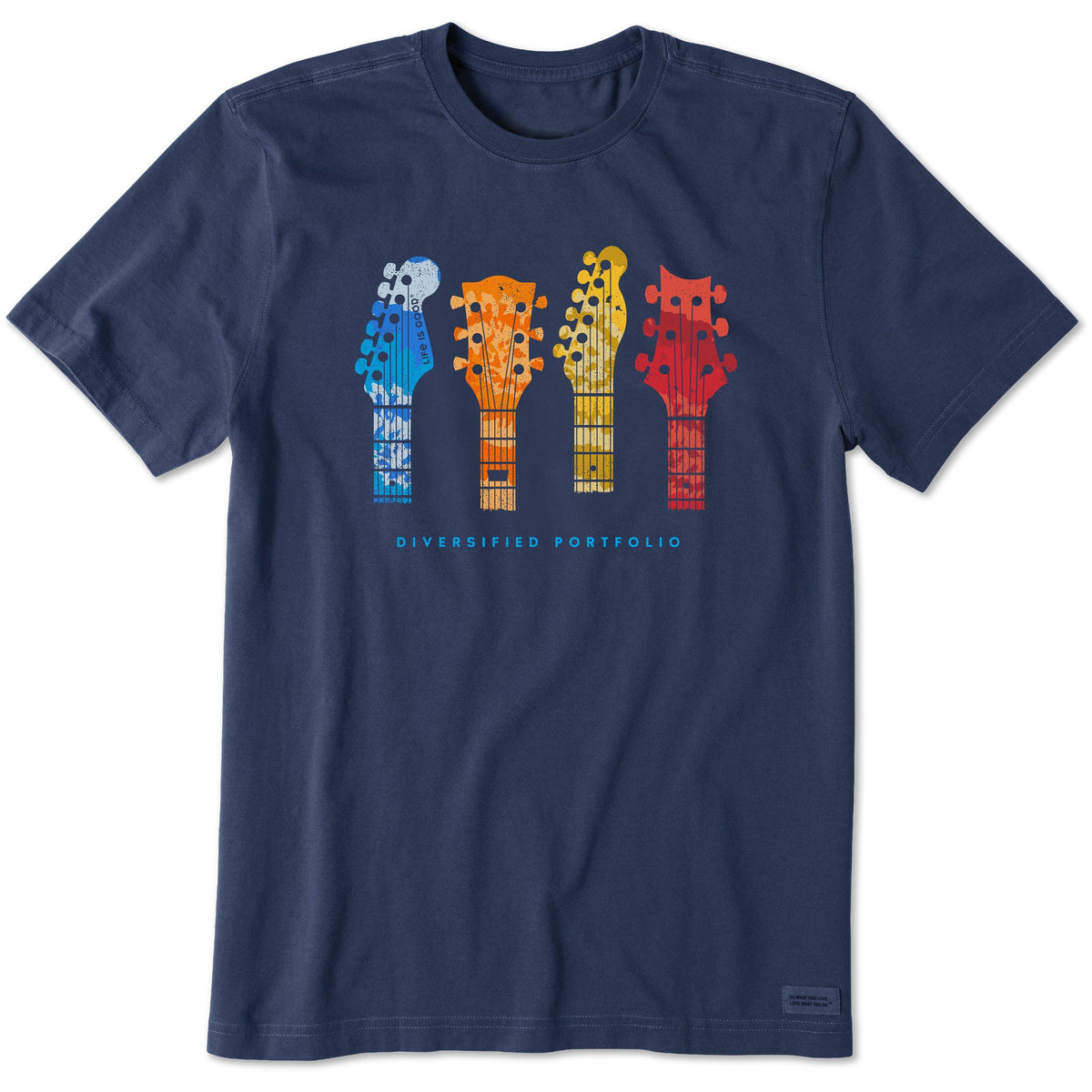Men's Tie Dye Diversified Guitars Short Sleeve Tee