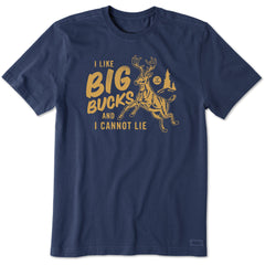 Men's I like Big Bucks Short Sleeve Tee