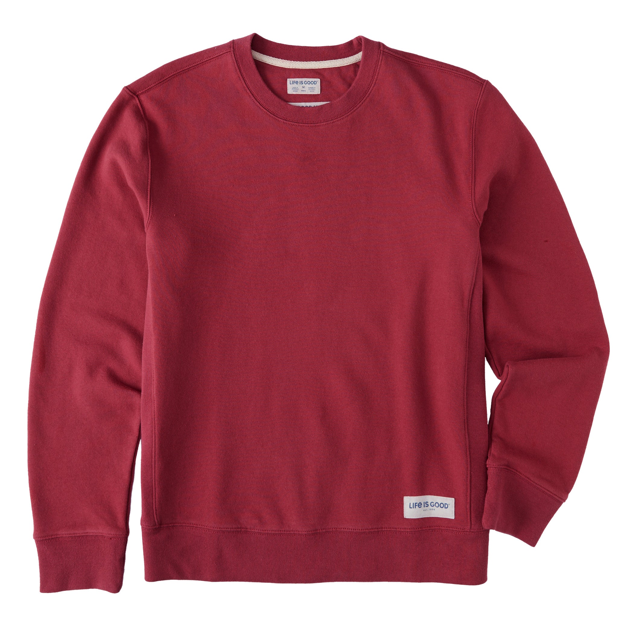 Men's Solid Simply True Fleece Crew