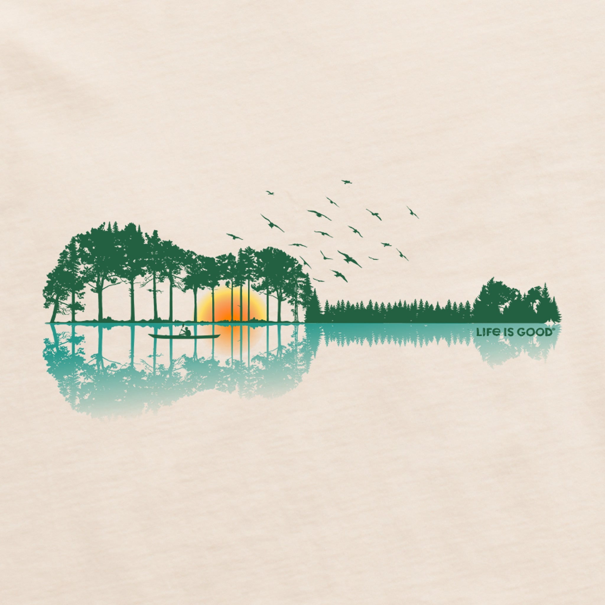 Men's Natural Rhythm on the Water Short Sleeve Crusher Tee