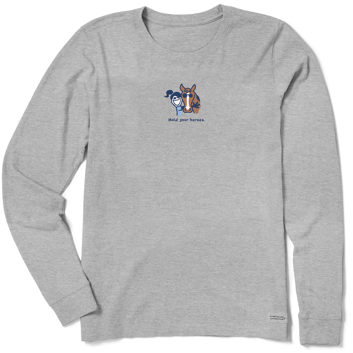 Women's Hold Your Horses Long Sleeve Crusher Tee