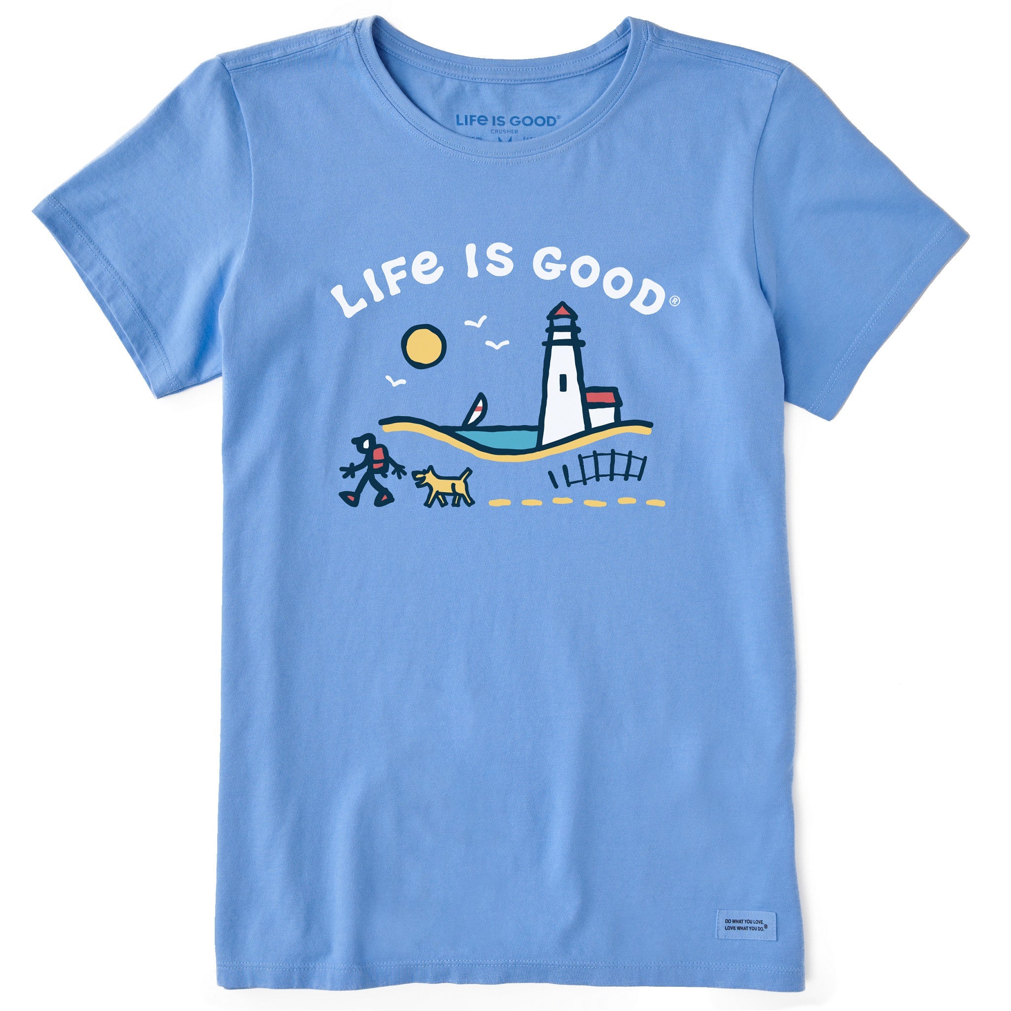 Women's Jake and Rocket Lighthouse Walk Short Sleeve Crusher Tee
