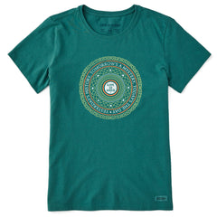 Women's Irish Wisdom Mandala Short Sleeve Crusher Tee