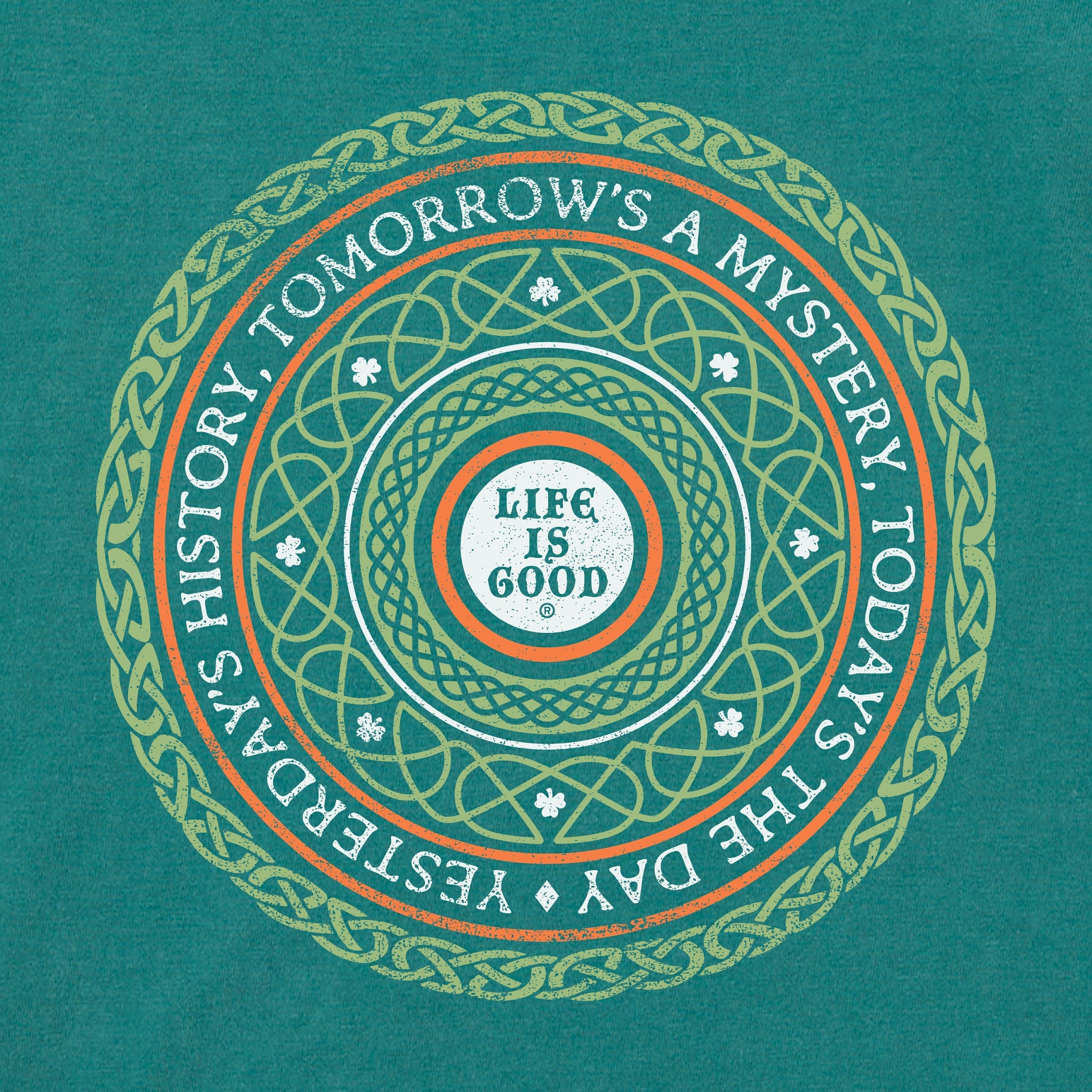 Women's Irish Wisdom Mandala Short Sleeve Crusher Tee