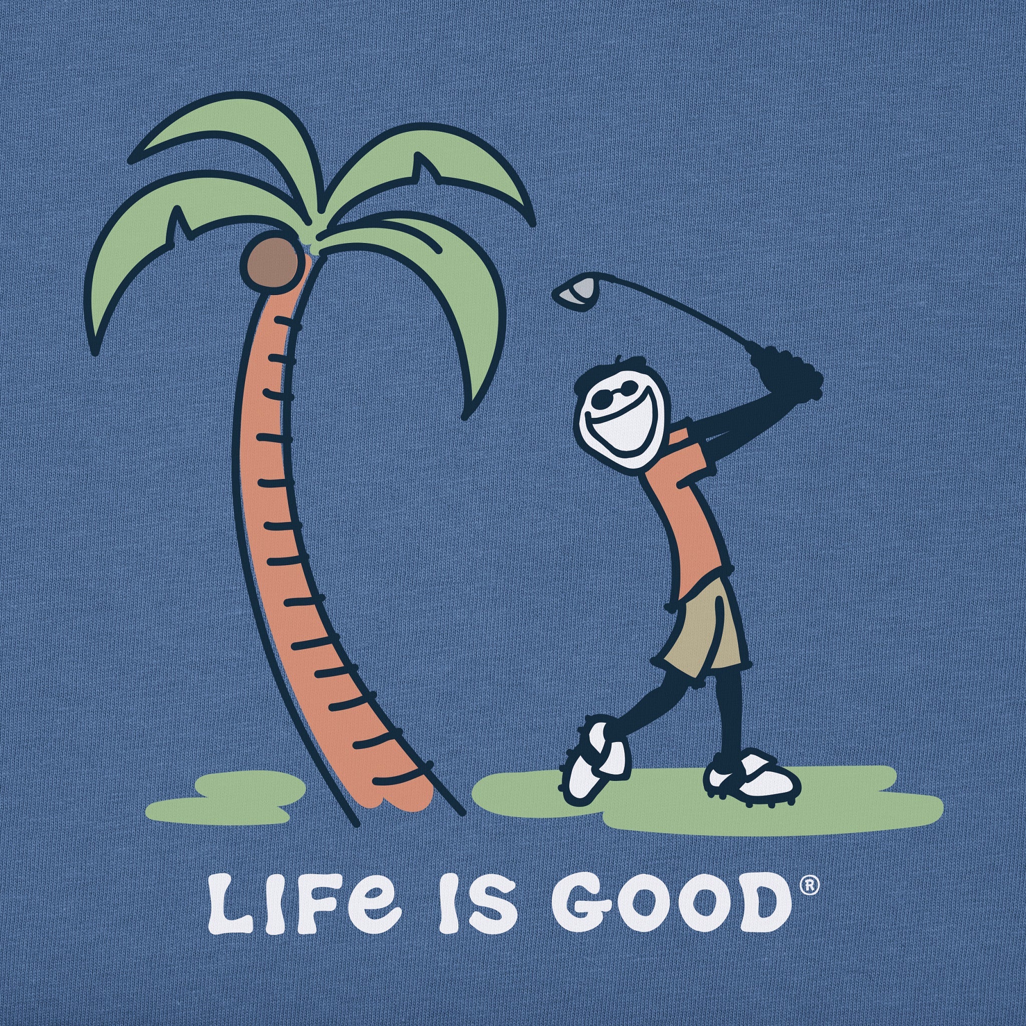 Men's Jake Palm Golf Short Sleeve Tee