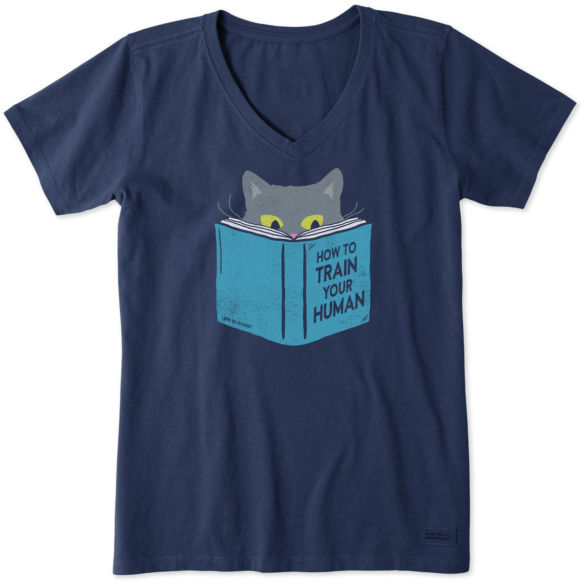 Women's How to Train Your Human Short Sleeve Crusher Vee