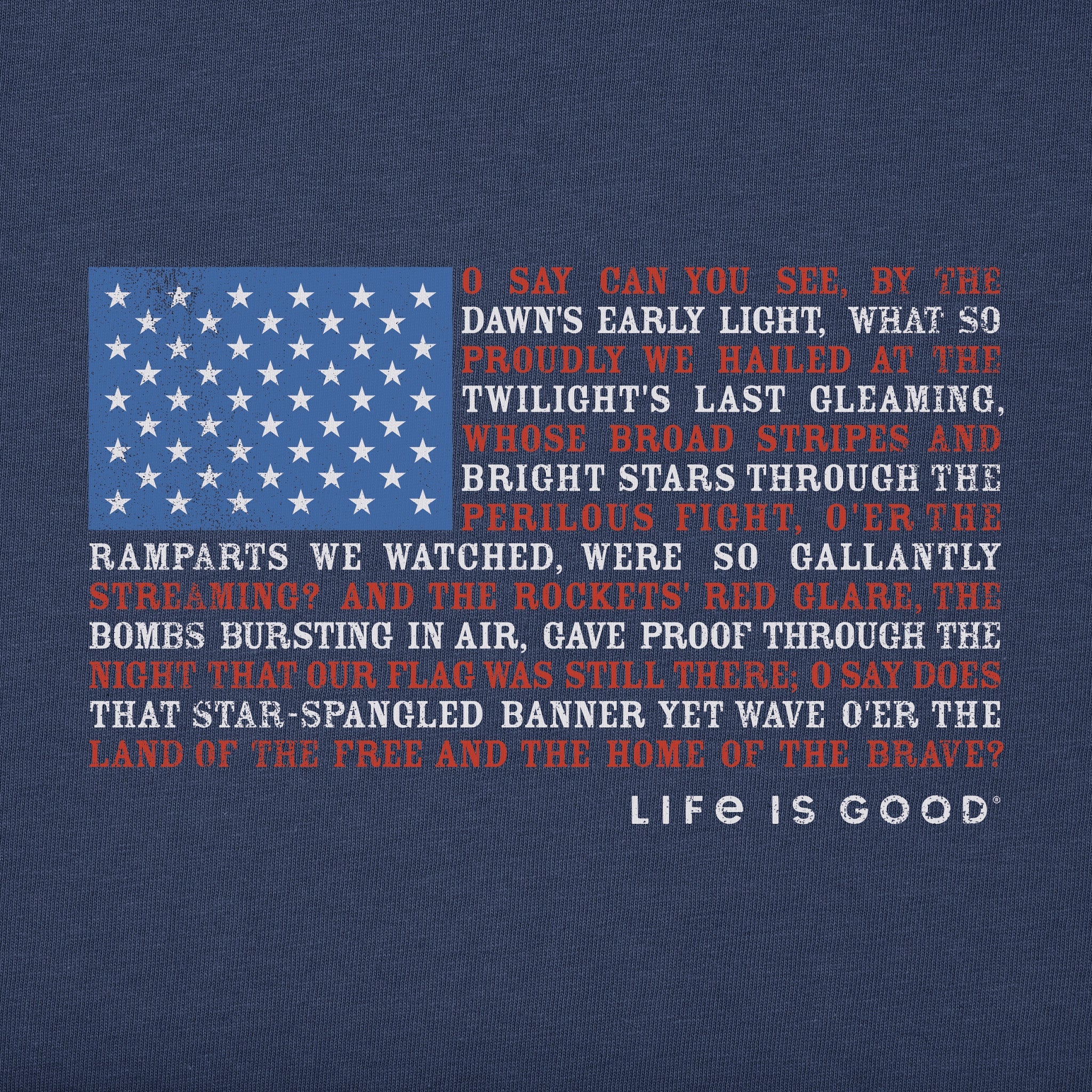 Men's Anthem Flag Short Sleeve Tee