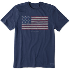 Men's Yankee Doodle Flag Short Sleeve Tee