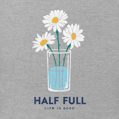 Women's Half Full Daisy Trio Short Sleeve Vee