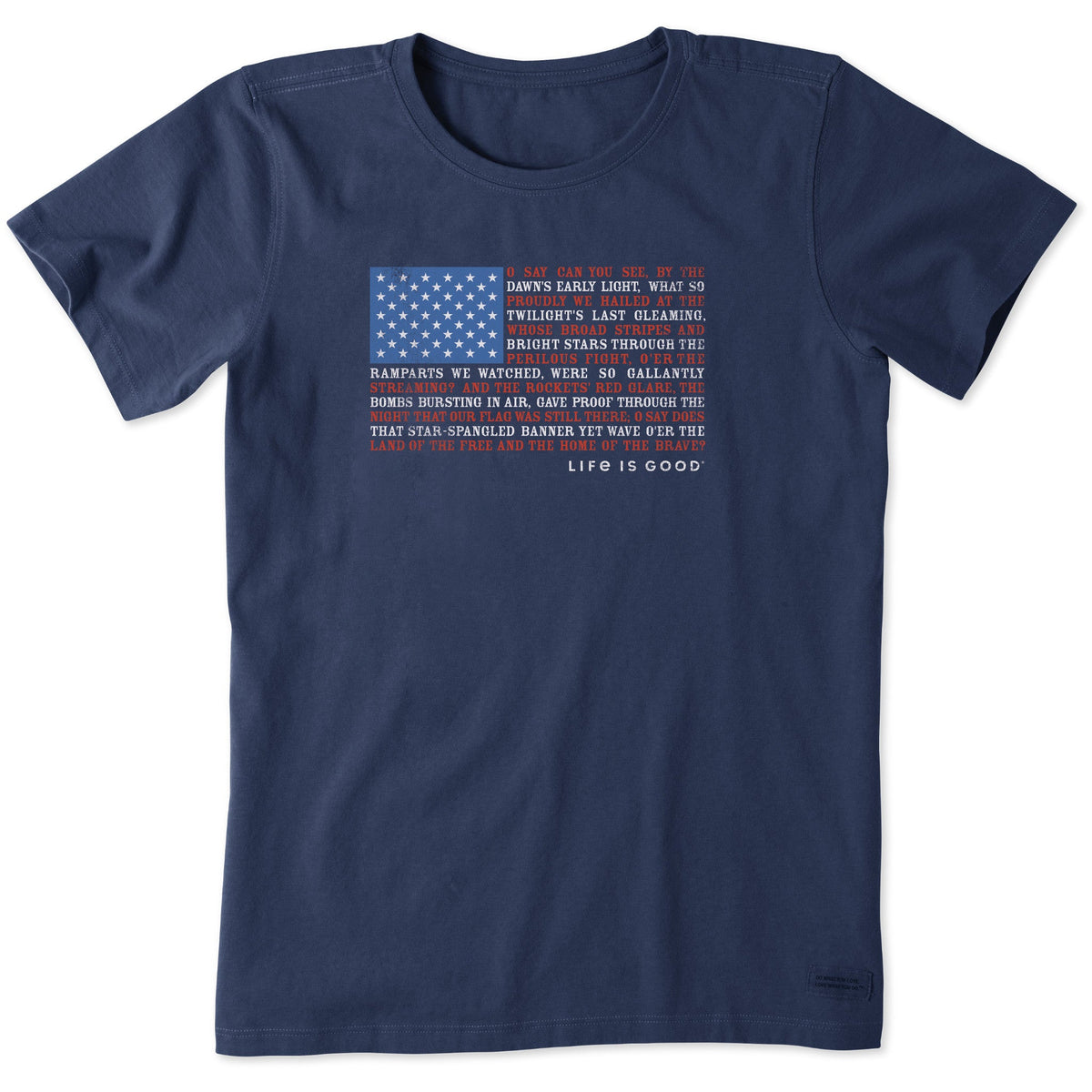 Women's Anthem Flag Short Sleeve Tee
