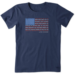 Women's Anthem Flag Short Sleeve Tee
