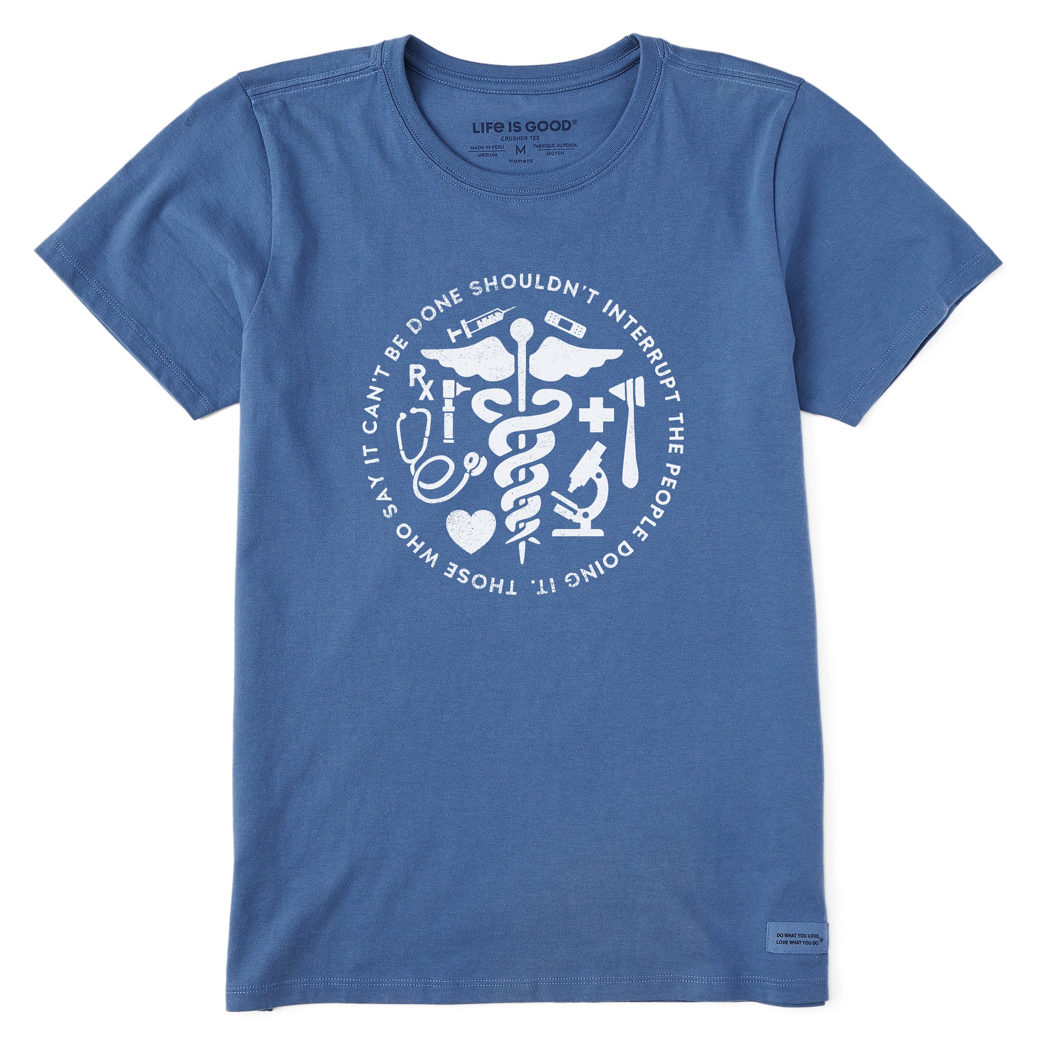 Women's Don't Interrupt The Experts Short Sleeve Crusher Tee