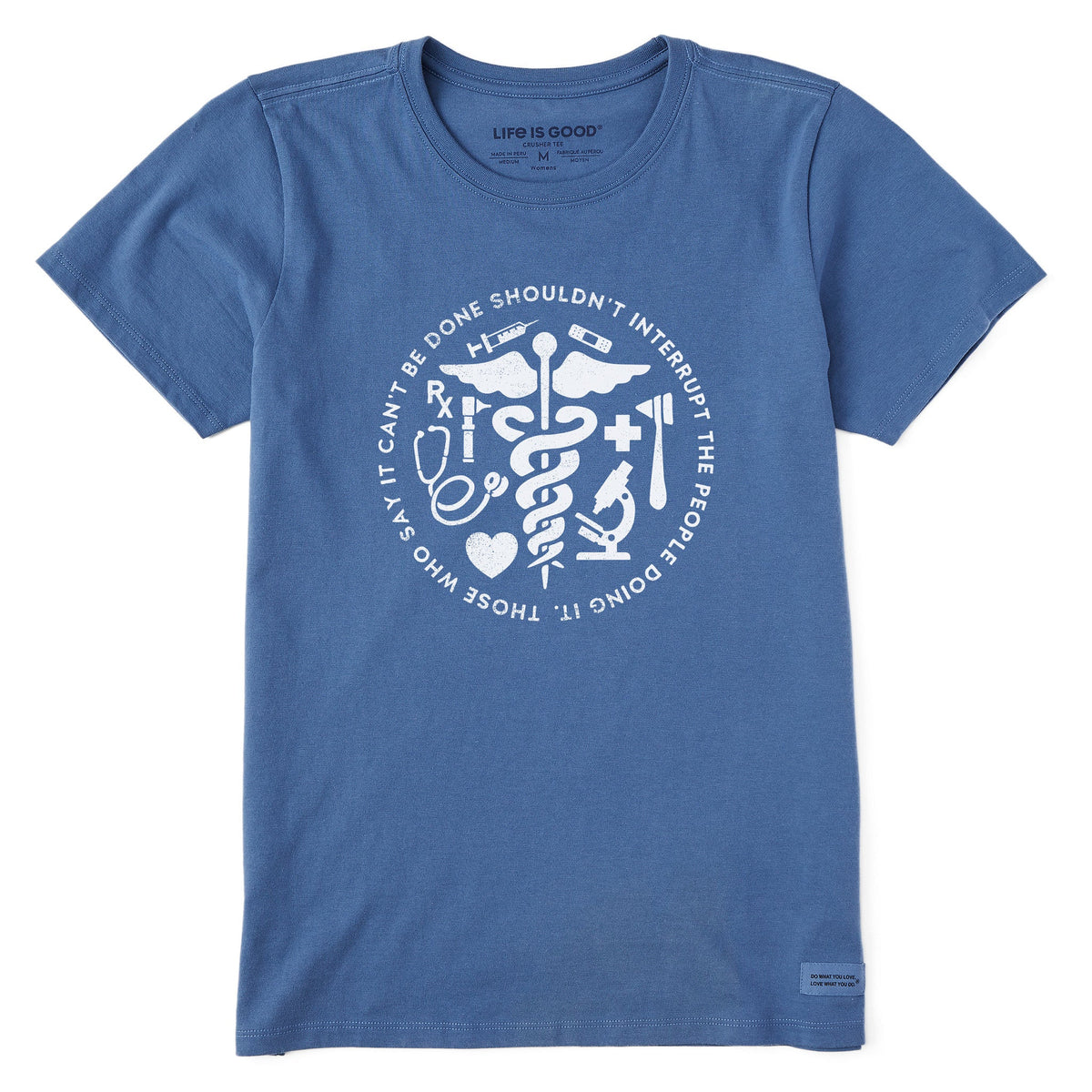 Women's Don't Interrupt The Experts Short Sleeve Crusher Tee