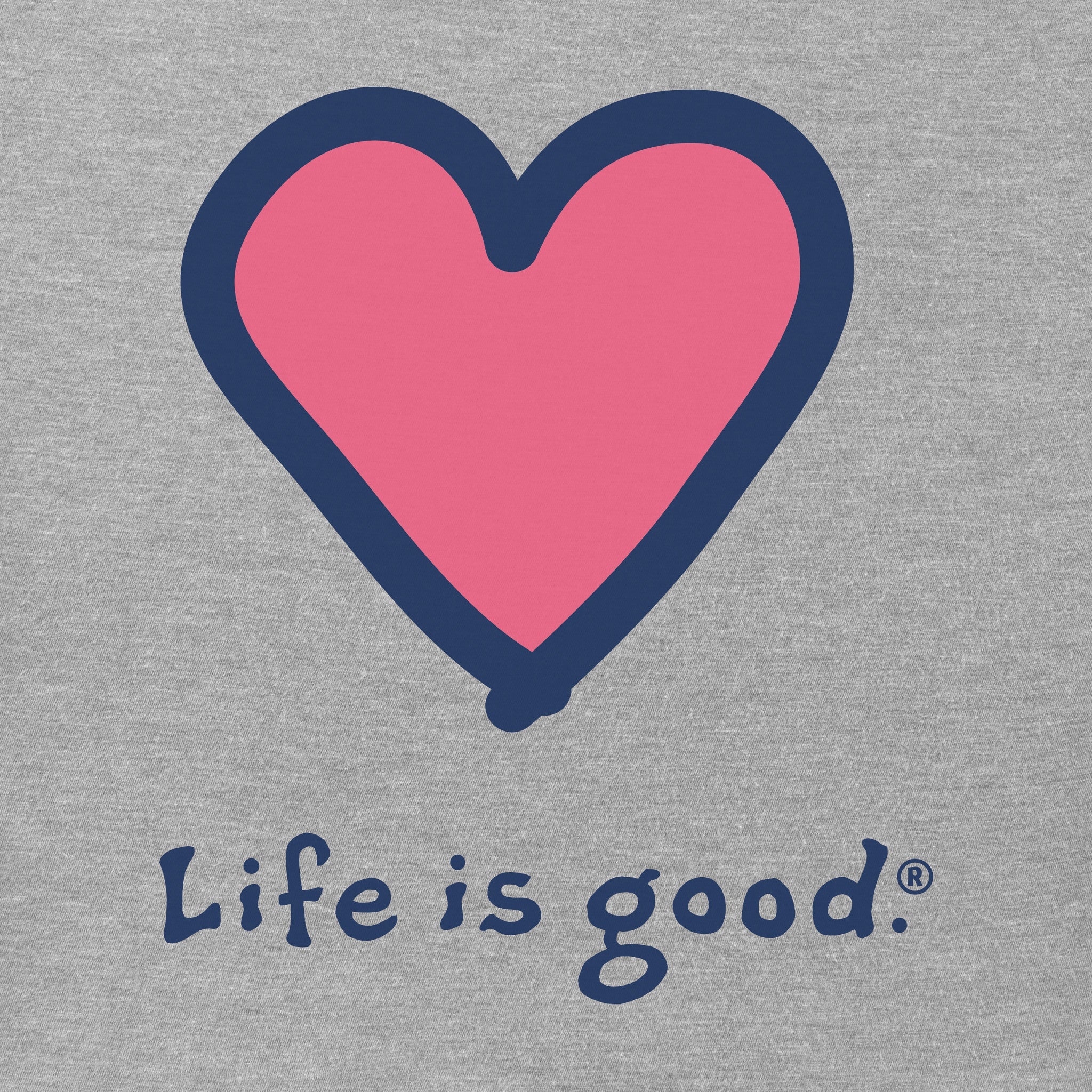 Women's Heart Short Sleeve Crusher Vee