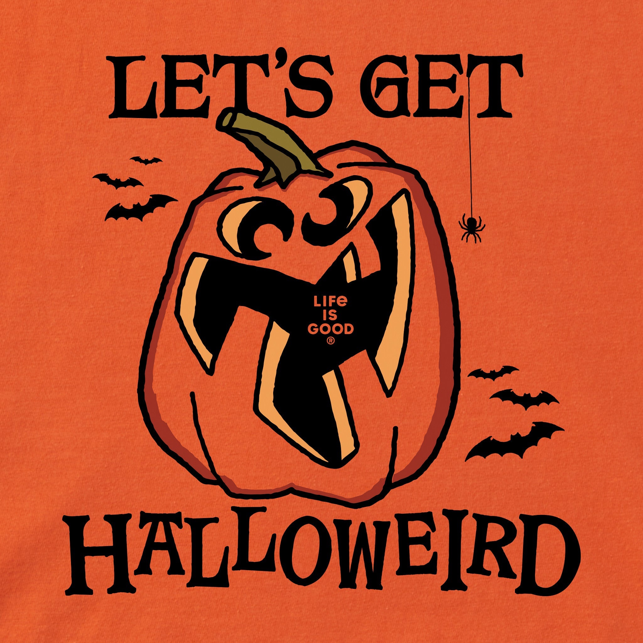 Men's Let's get Halloweird Short Sleeve Crusher Tee