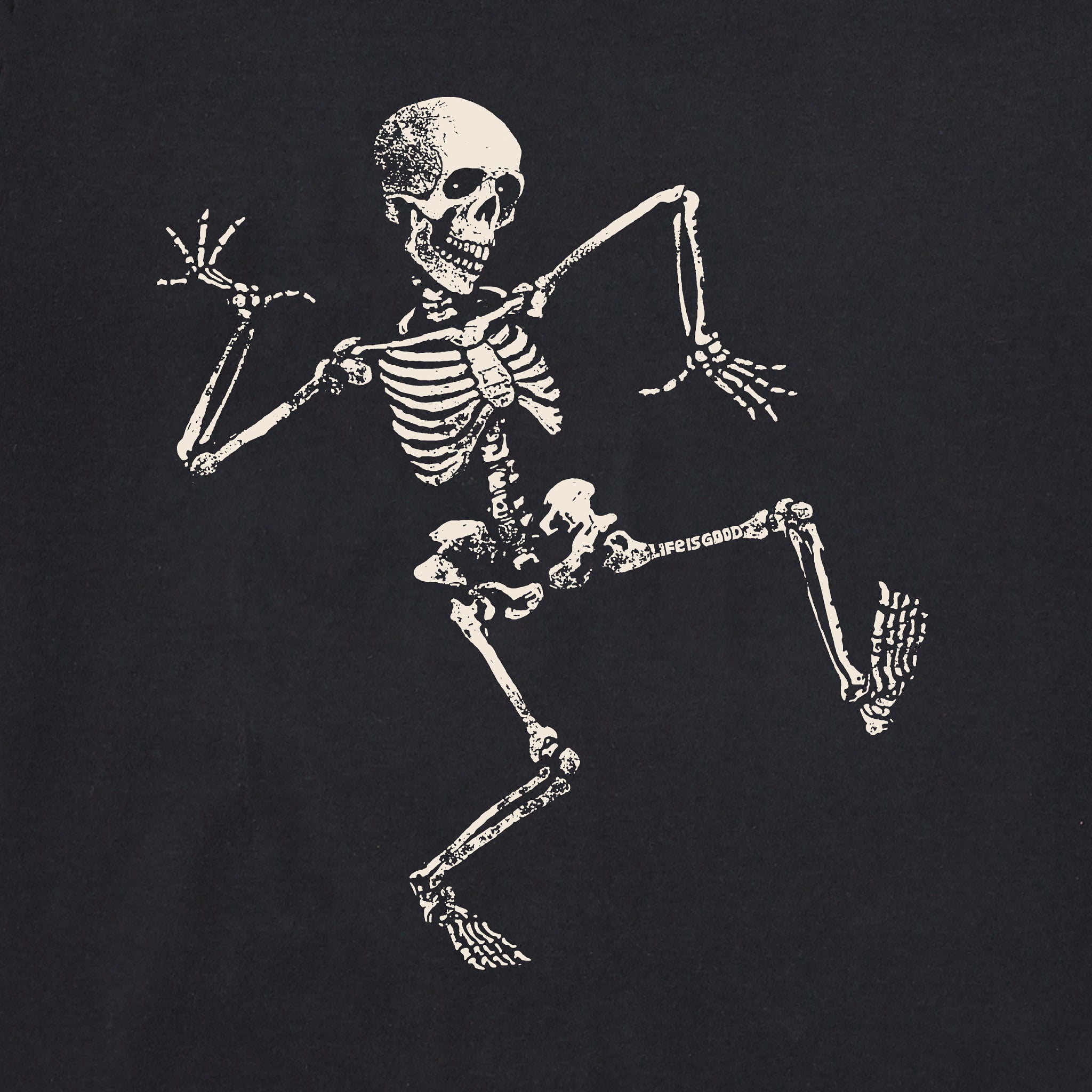 Men's Skeleton Dance Short Sleeve Crusher Tee