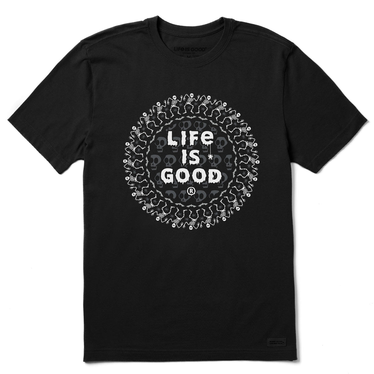 Men's Skeleton Coin Short Sleeve Crusher Tee