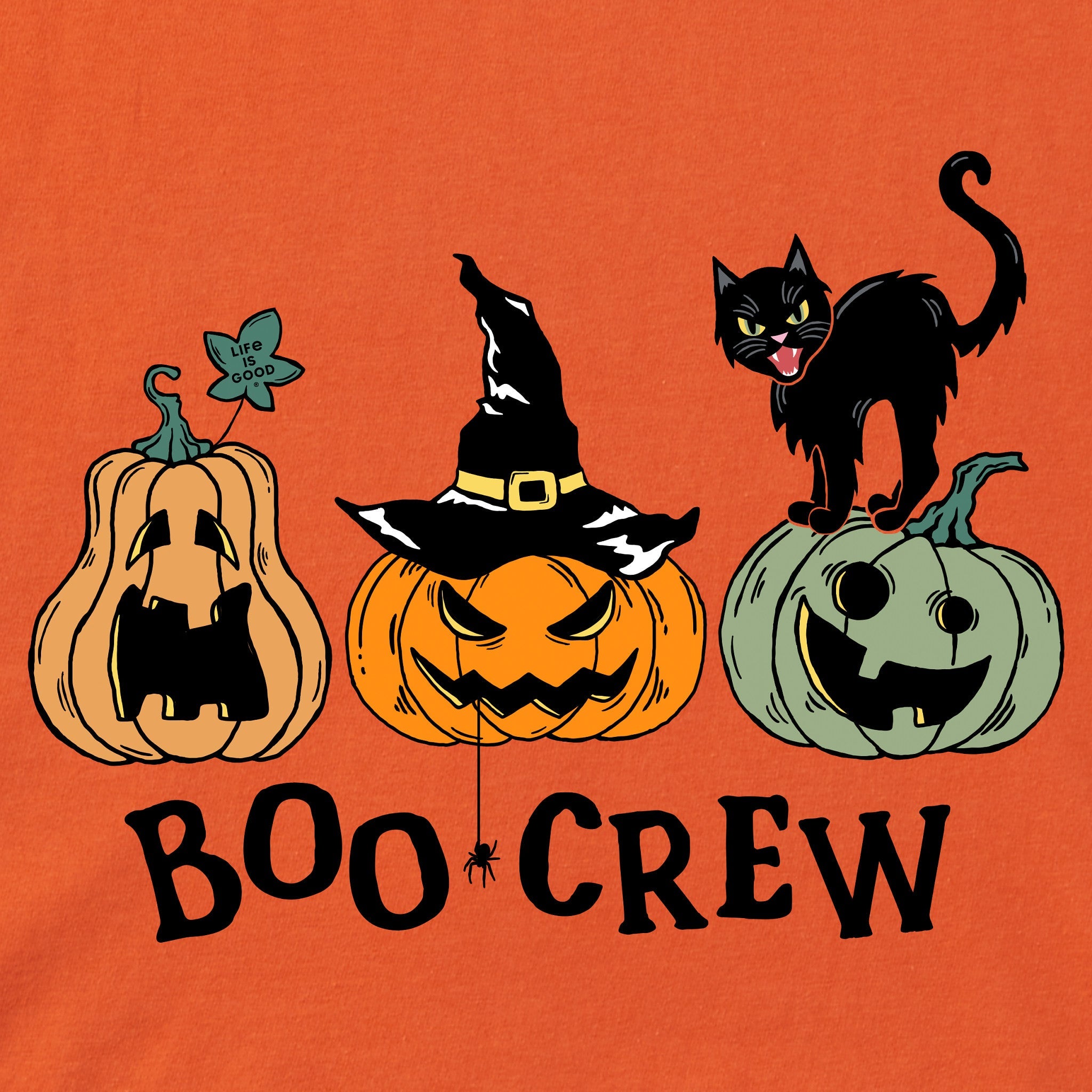 Pumpkins Boo Crew Short Sleeve Toddler Crusher Tee