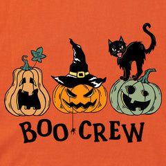 Pumpkins Boo Crew Short Sleeve Toddler Crusher Tee