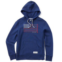 Women's Golf Flag Simply True Fleece Hoodie