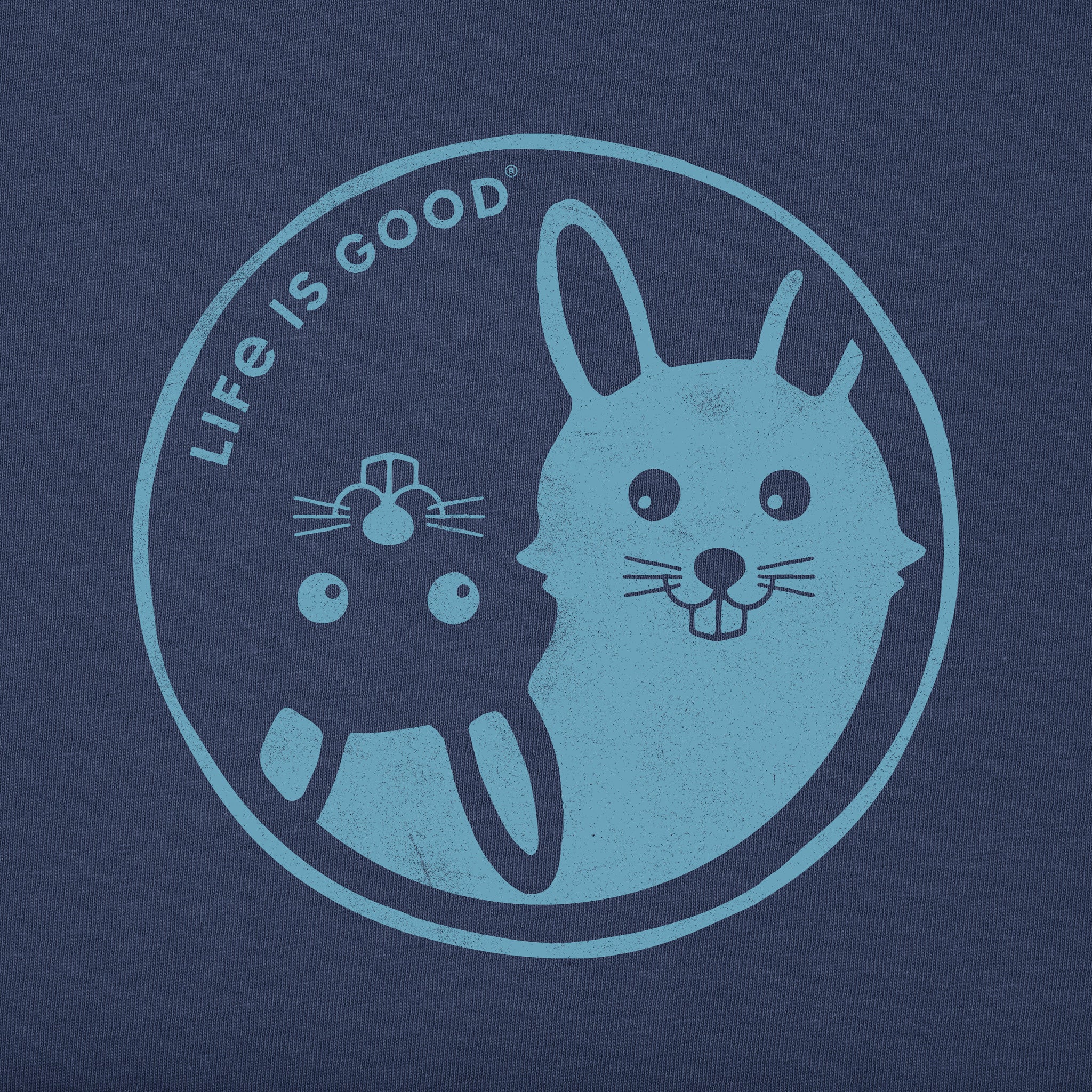 Men's Yin Yang Bunny Short Sleeve Tee