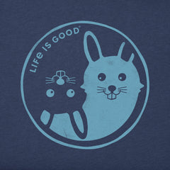 Men's Yin Yang Bunny Short Sleeve Tee