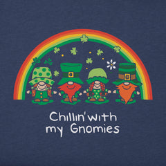 Kids Leprechaun Rainbow Gnomes Short Sleeve Crusher Tee