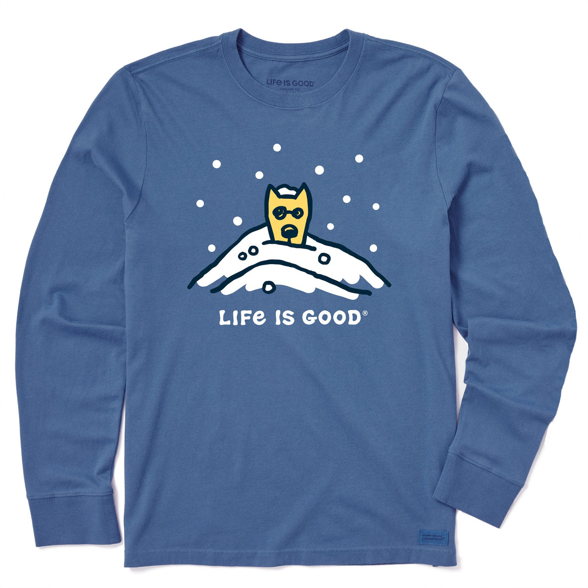 Men's Rocket Snow Pile Long Sleeve Crusher Tee