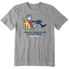 Men's Jake and Rocket the Best Things Short Sleeve Crusher Tee