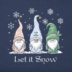 Women's Let it Snow Gnomes Simply True Fleece Hoodie