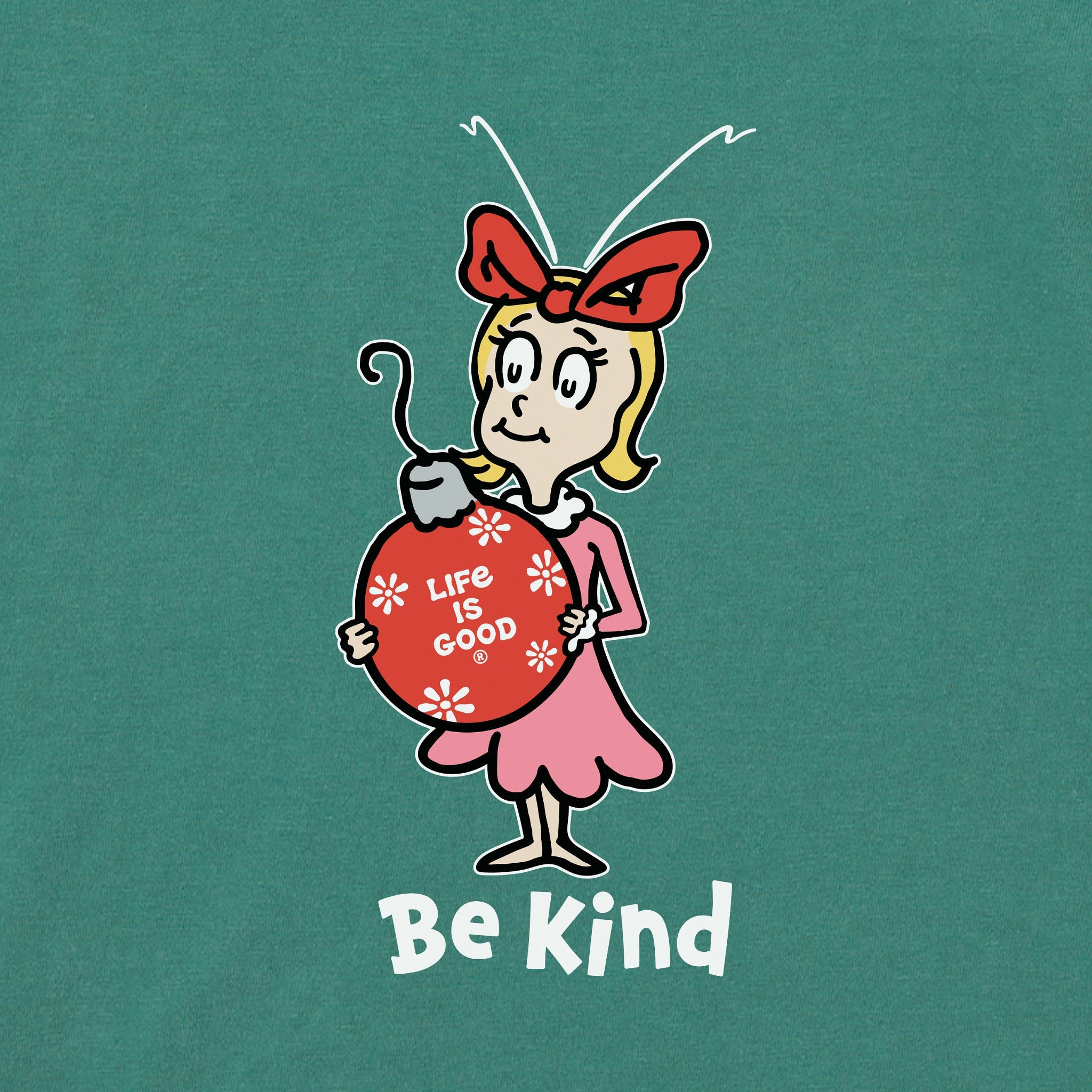 Women's Cindy-Lou Be Kind Short Sleeve Crusher Tee