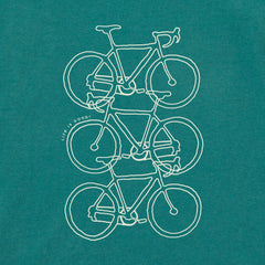 Men's Three Stacked Bikes Short Sleeve Crusher Tee