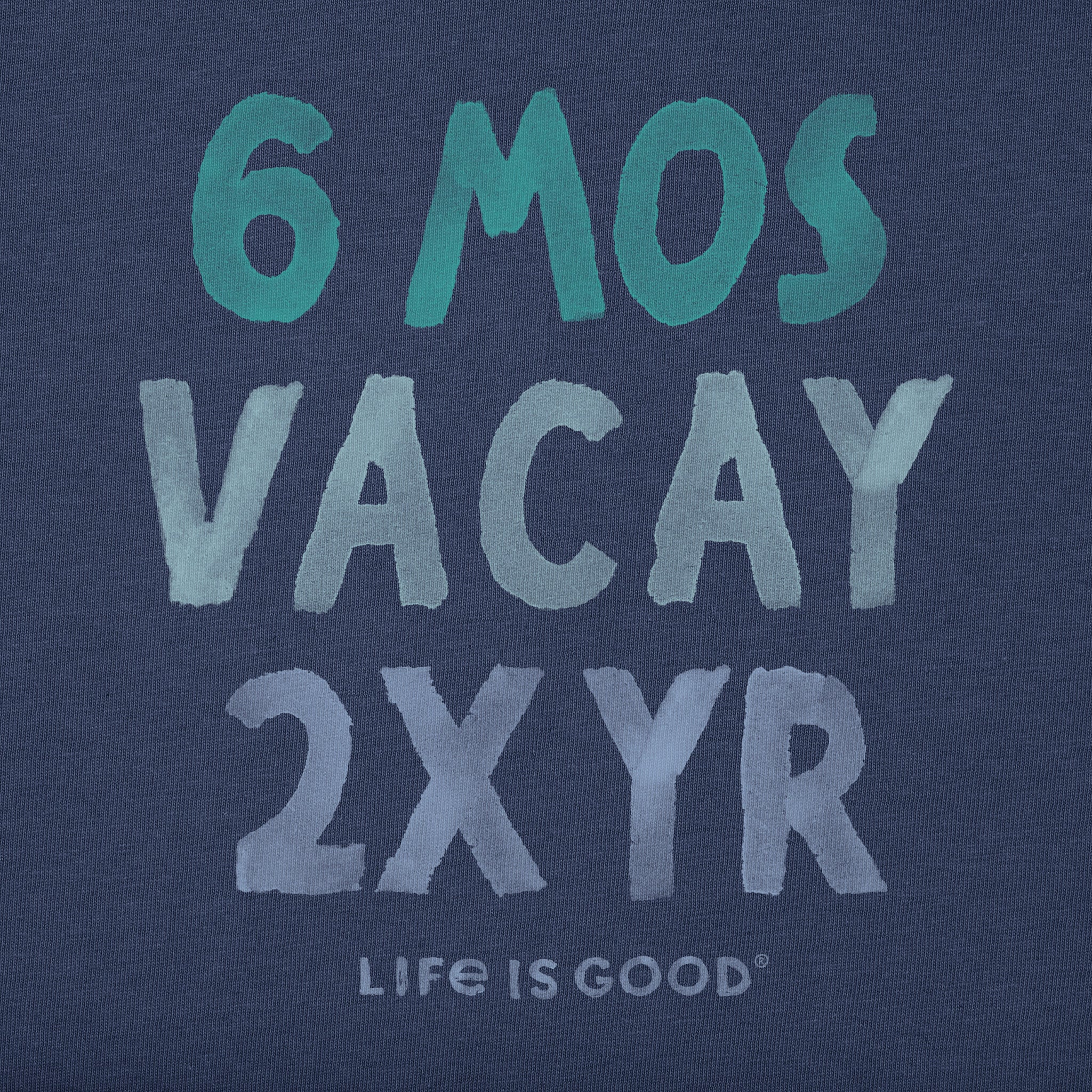 Men's 6 Mos Vacay Short Sleeve Tee