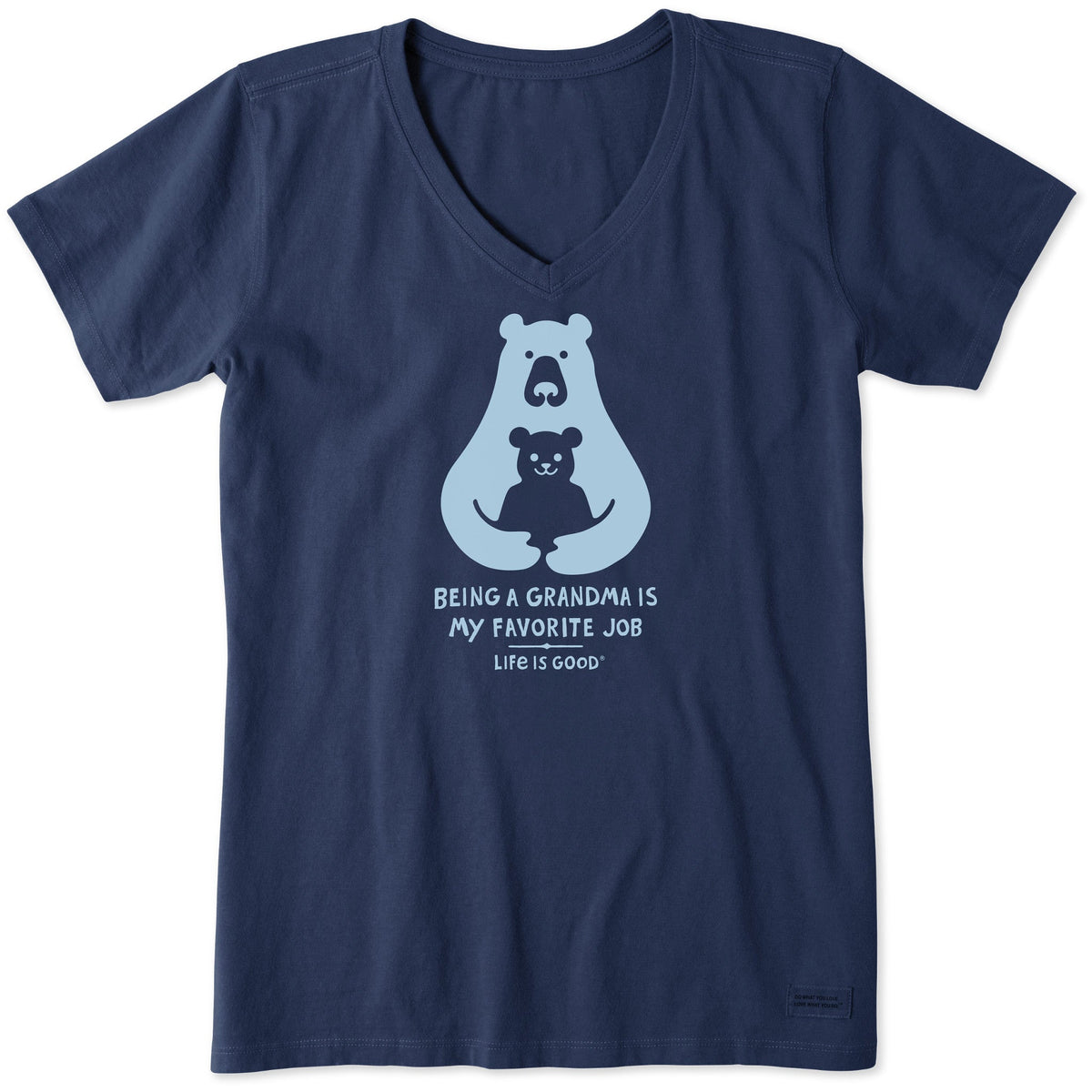 Women's Grandma's Fave Short Sleeve Vee