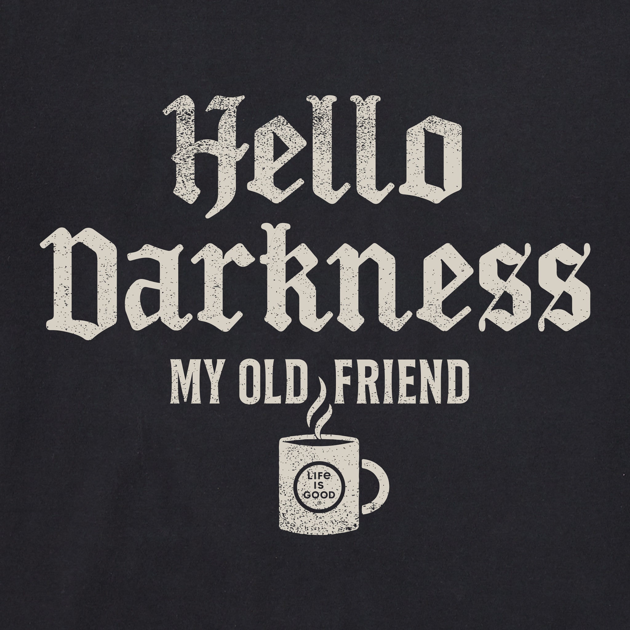 Women's Hello Darkness Coffee Short Sleeve Tee