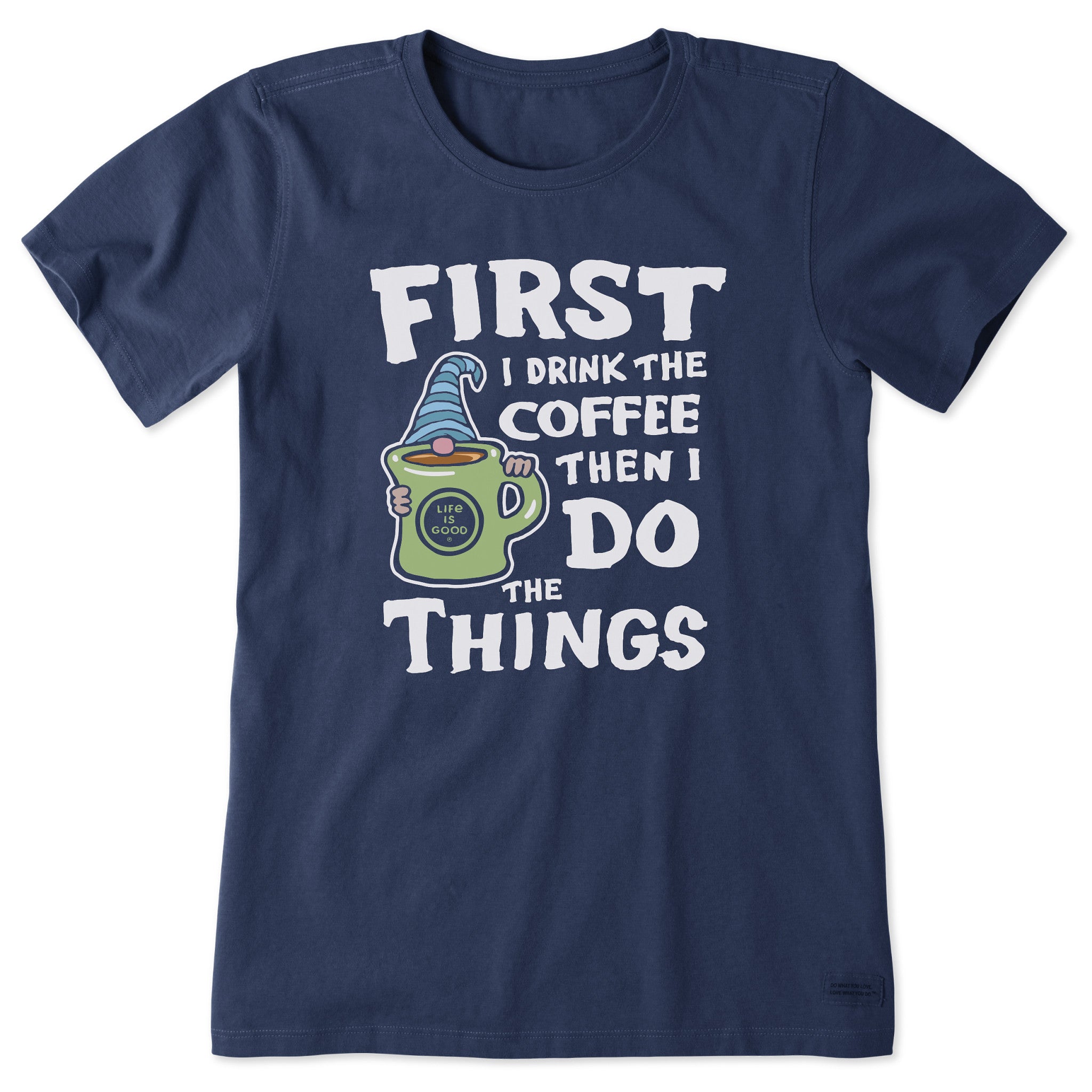 Women's Gnome I do the Things Coffee Short Sleeve Tee
