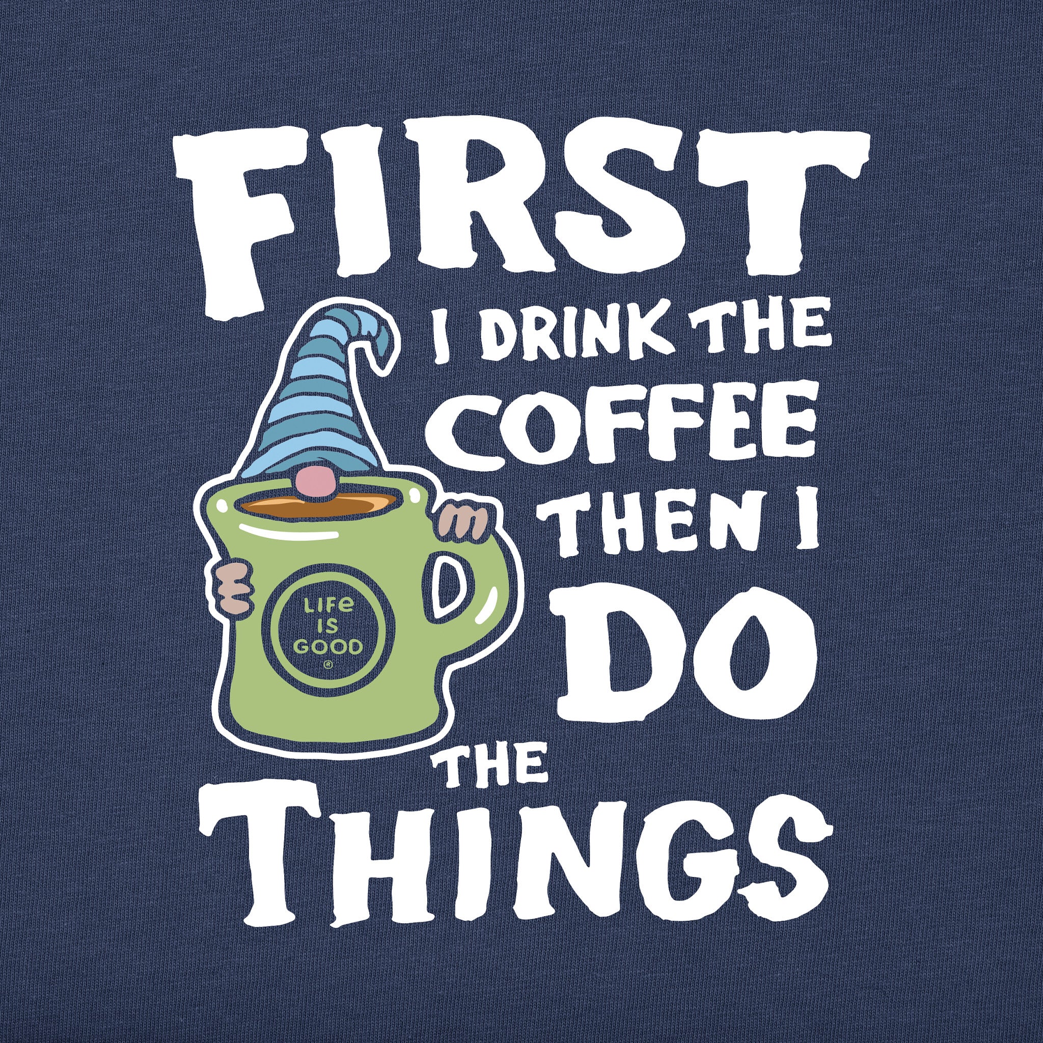 Women's Gnome I do the Things Coffee Short Sleeve Tee