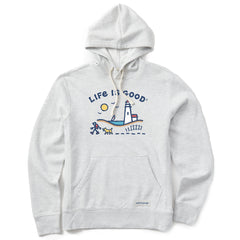 Men's Jake and Rocket Lighthouse Walk Simply True Fleece Hoodie