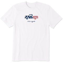 Men's Patriotic Truck Short Sleeve Tee