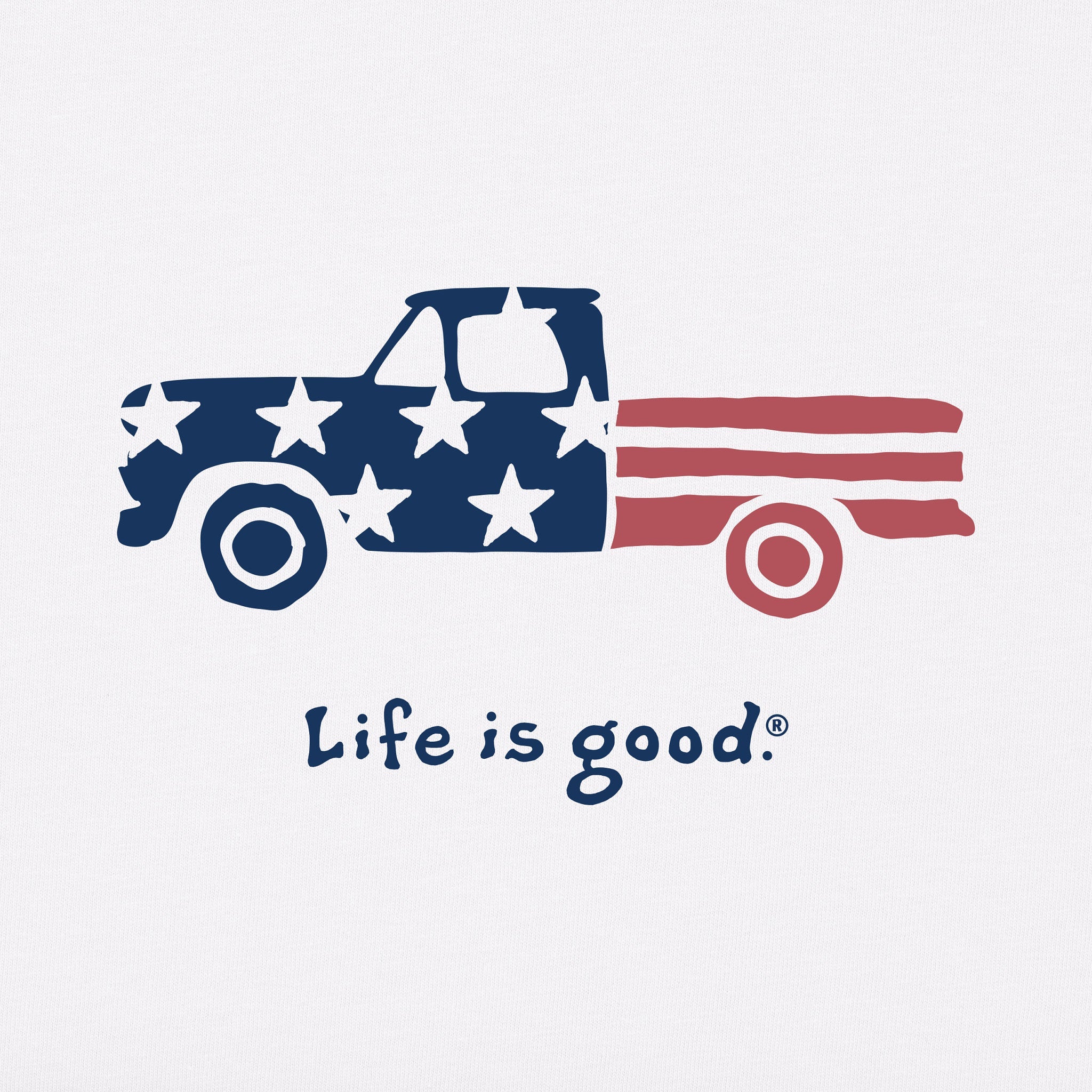 Men's Patriotic Truck Short Sleeve Tee